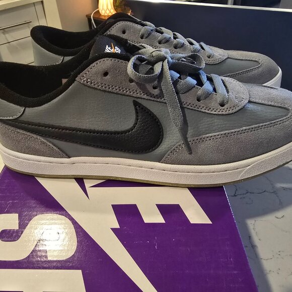 Nike SB FC Classic Cool Grey Skate Shoes 909096-003 Men’s Size 10 New - Picture 3 of 12